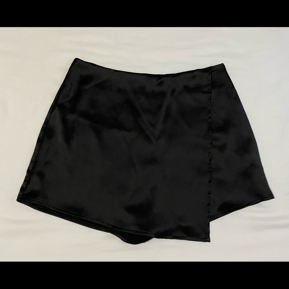 Satin Envelope Skort